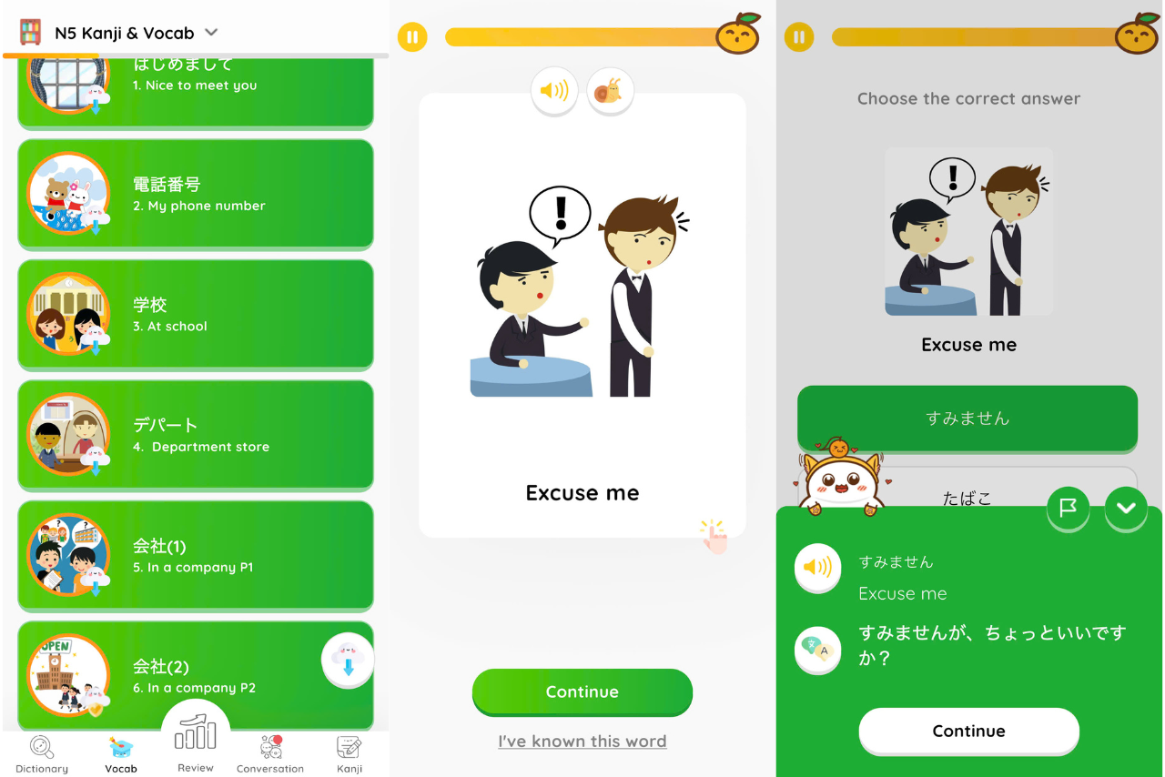 Learn Japanese with MochiKanji