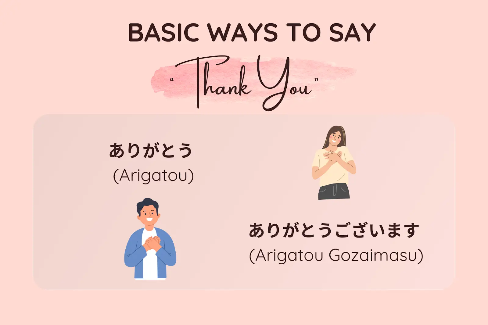 thank you in japanese