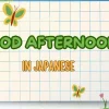 How to Say ‘Good Afternoon’ in Japan: A Complete Guide