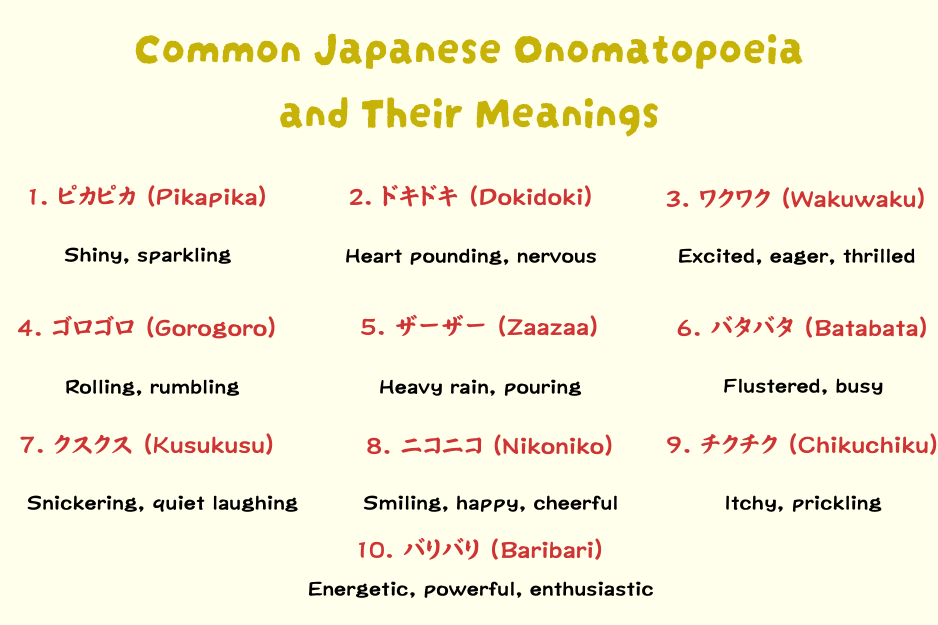 japanese onomatopoeia