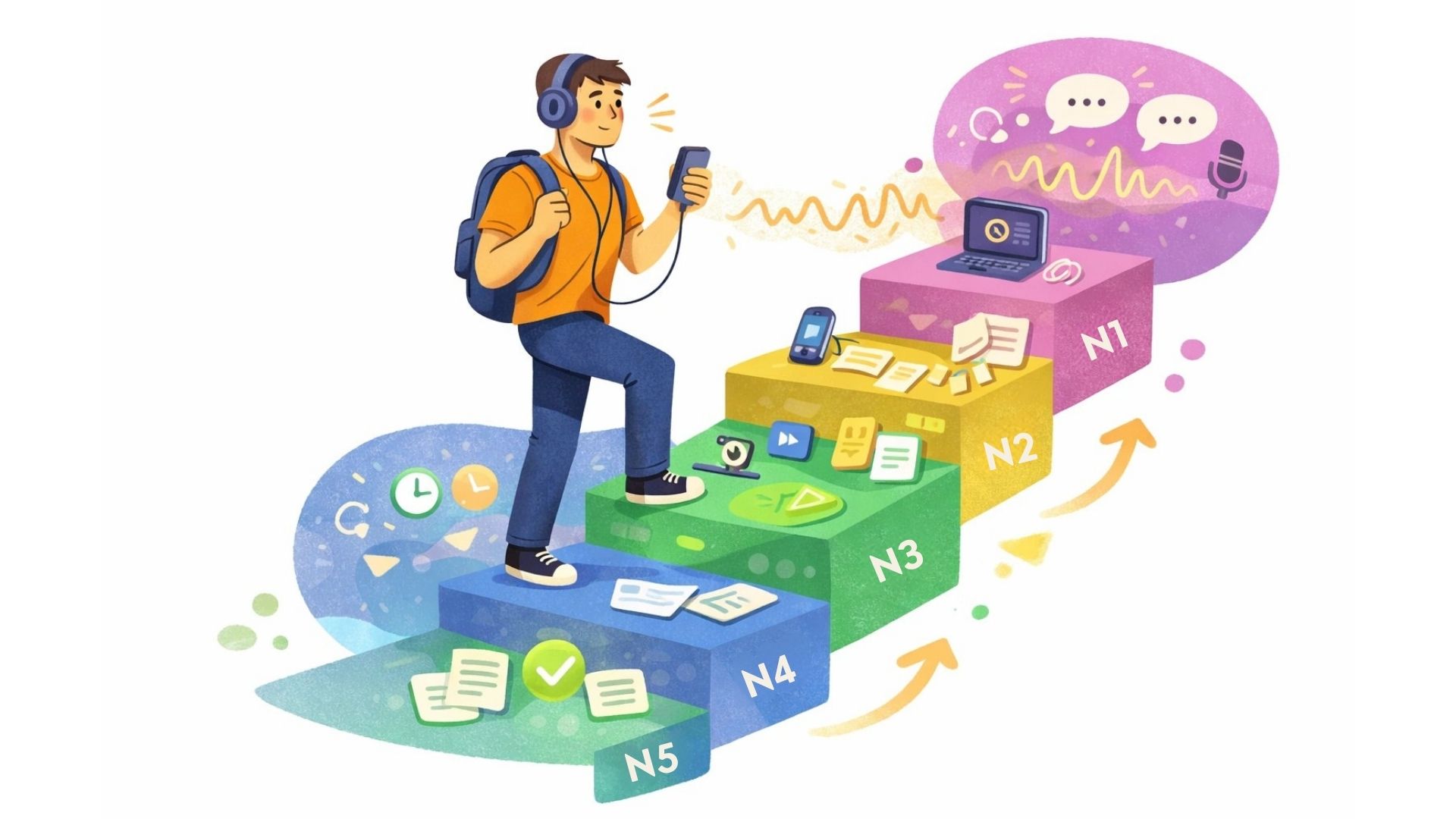 Japanese listening practice for JLPT learners