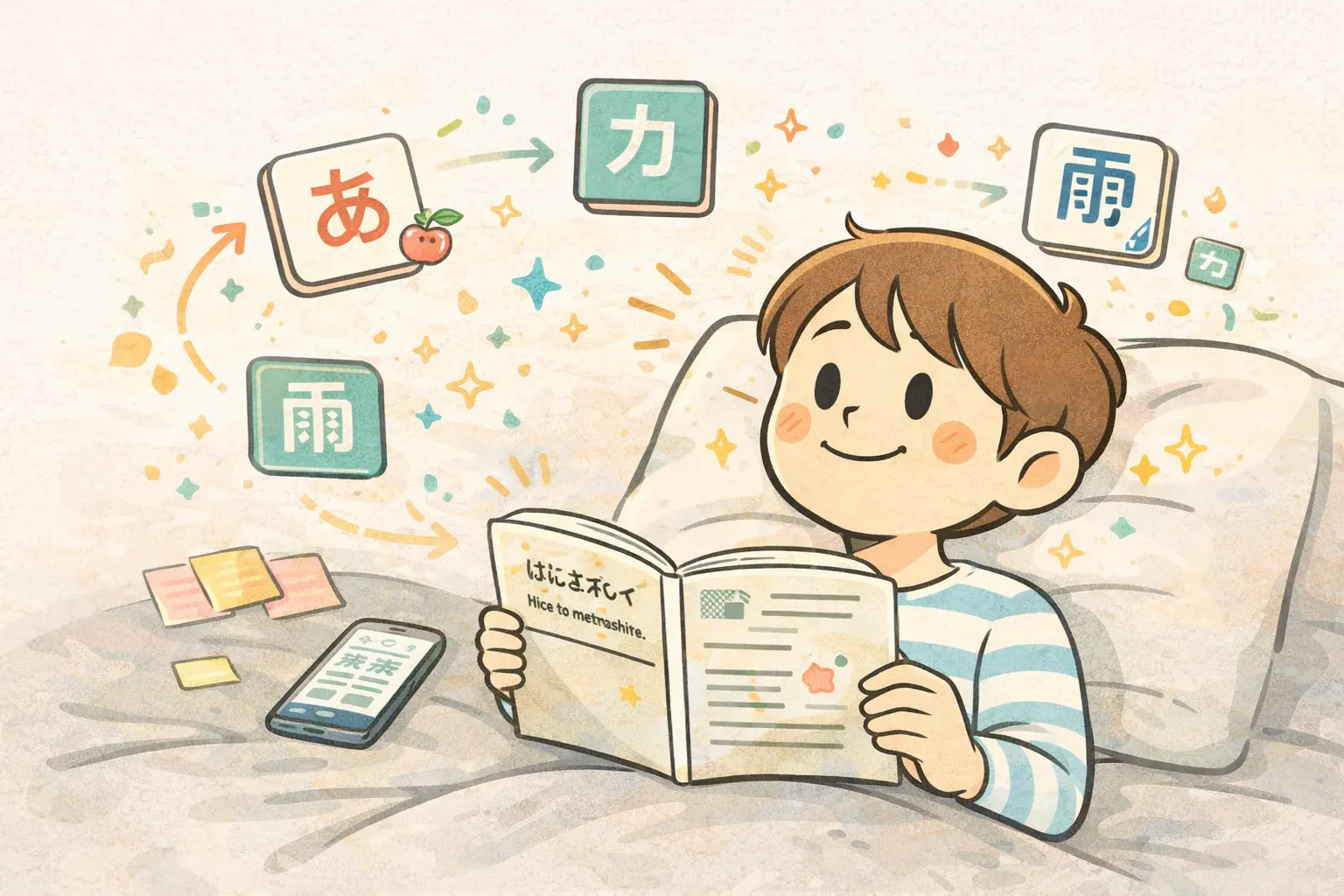 Learn Japanese through reading sooner than you think