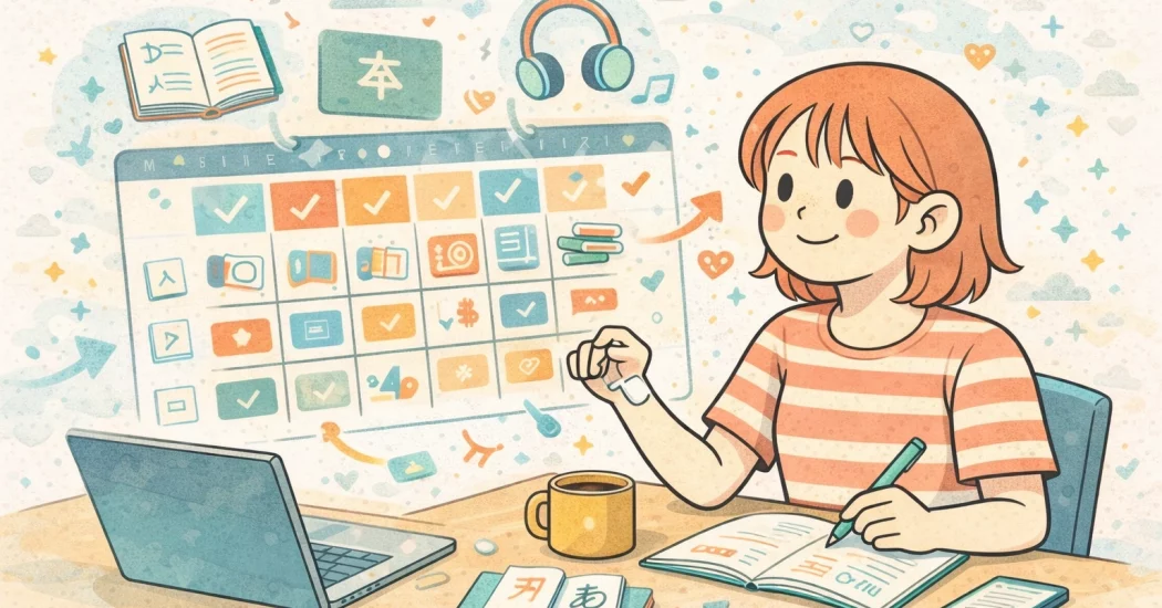 Japanese study plan for complete beginners