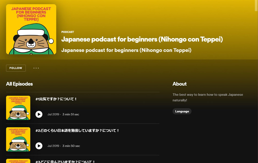 2. Nihongo con Teppei for Beginners
